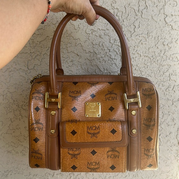 MCM Handbags - {VGUC} MCM monogram hand bag